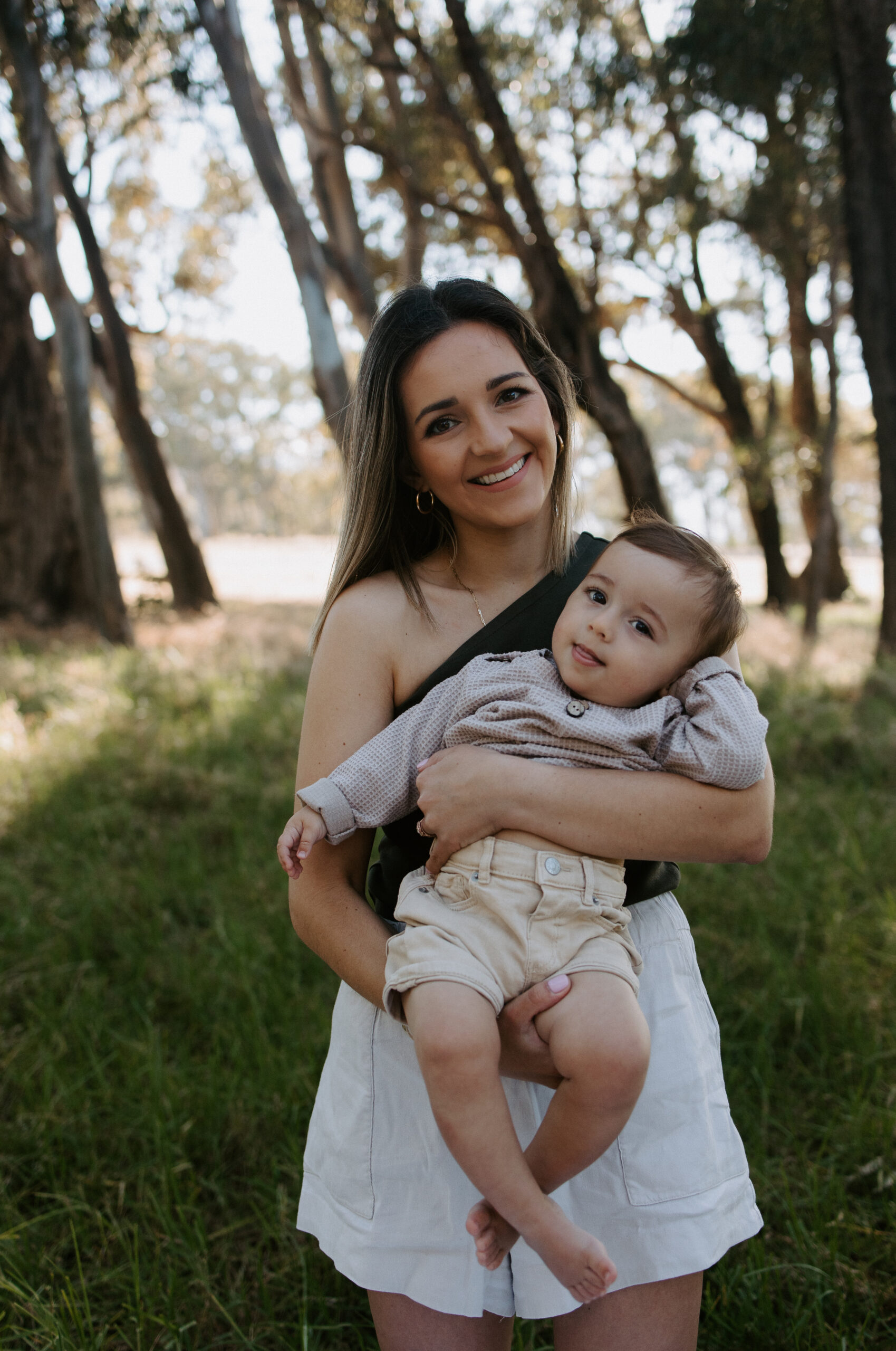 Mom and son