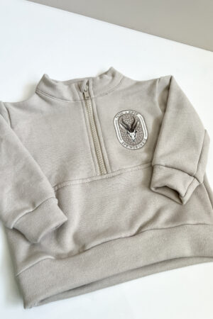 Springbokkie Half-Zip Sweater Top